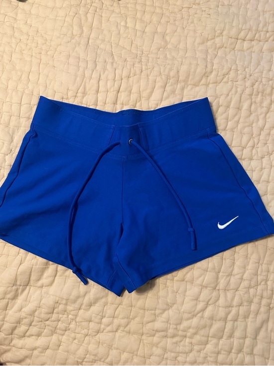 Nike Pants - Nike Women's Royal Blue Athletic Drawstring Shorts with Swoosh